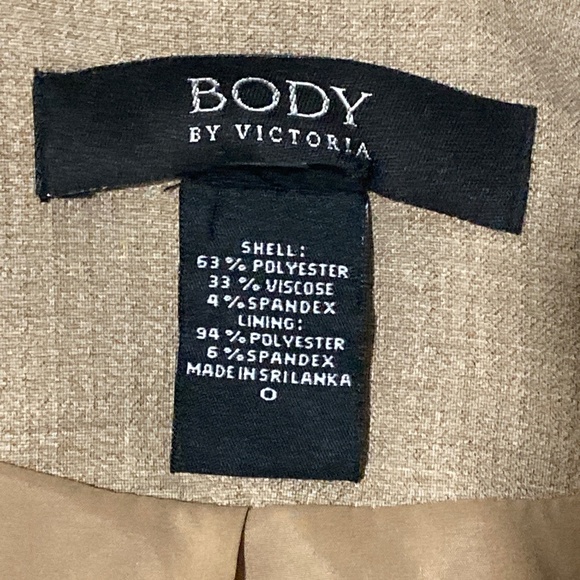 Tan Blazer, Body by Victoria (Victoria's Secre), Size 0 - Picture 5 of 5